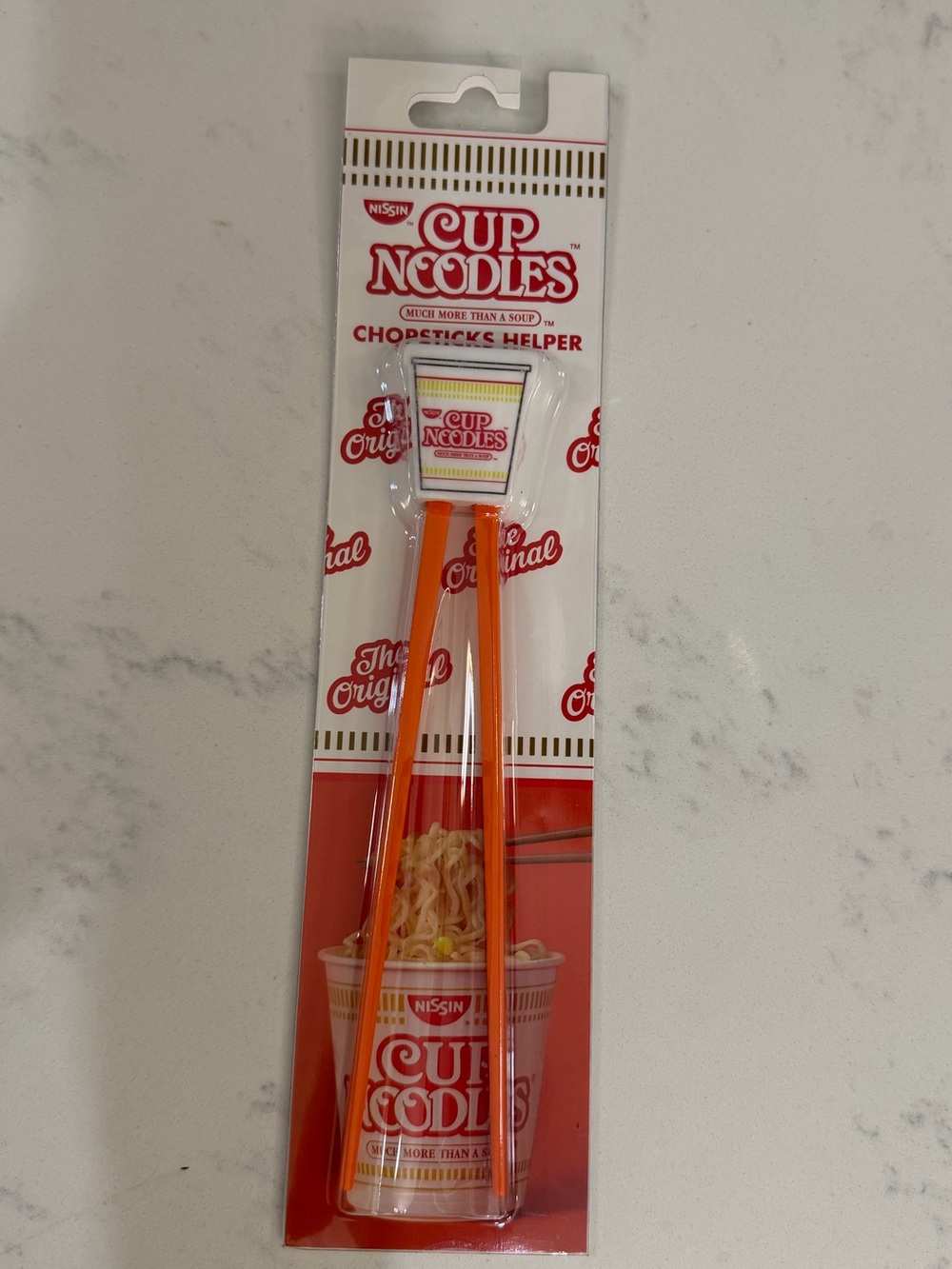 ISSI Cup Noodles Chopsticks Helper in Orange and White